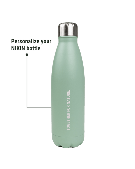 TreeBottle Personalisiert (small text) - Mint - BOTTLE - NIKIN