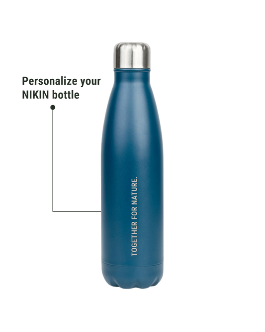 TreeBottle Personalisiert (small text) Marine Teal