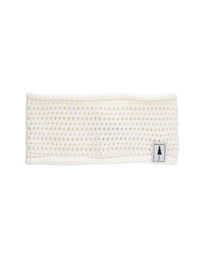TreeHeadband Knitted Fleece - White - HEADBAND - NIKIN