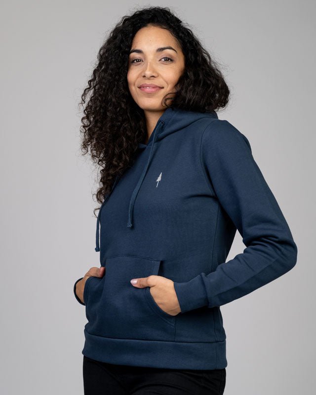 TreeHoodie Women - Navy - HOODIE - NIKIN