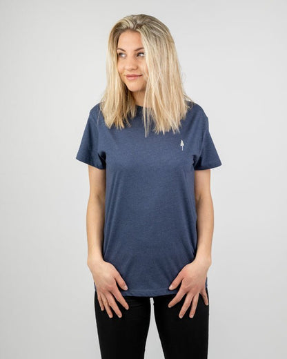 TreeShirt - Navy Mel - TSHIRT - NIKIN