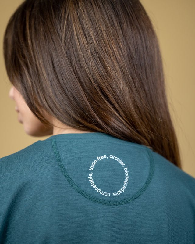 TreeShirt Circular Women - Petrol-Green - TSHIRT - NIKIN