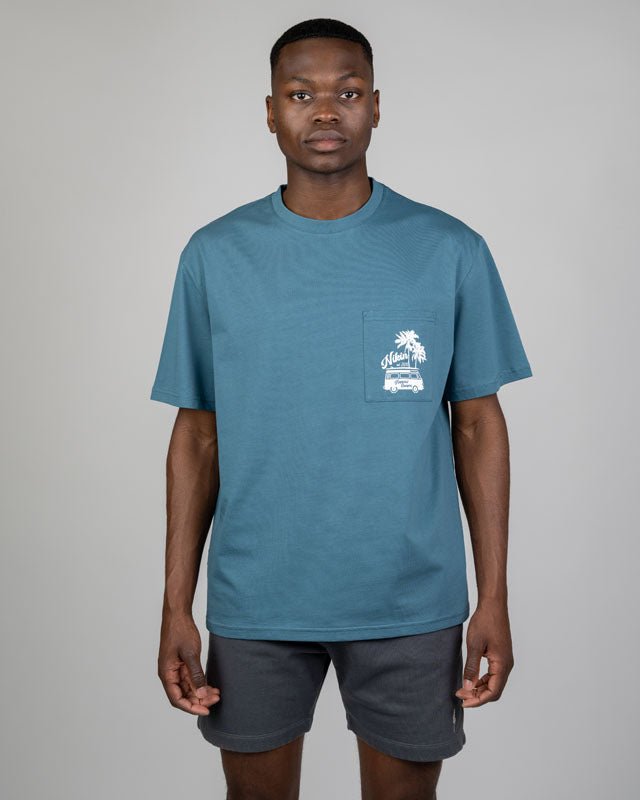 TreeShirt Pocket Summer - Faded Teal - TSHIRT - NIKIN