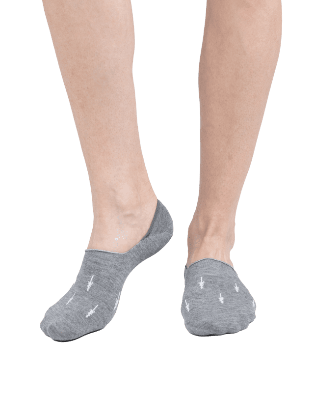 TreeSock ultrashort Allover - Grey - SOCKS - NIKIN