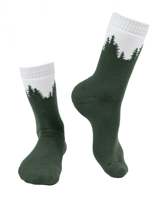 TreeSocks Cosy Forest - Black - SOCKS - NIKIN