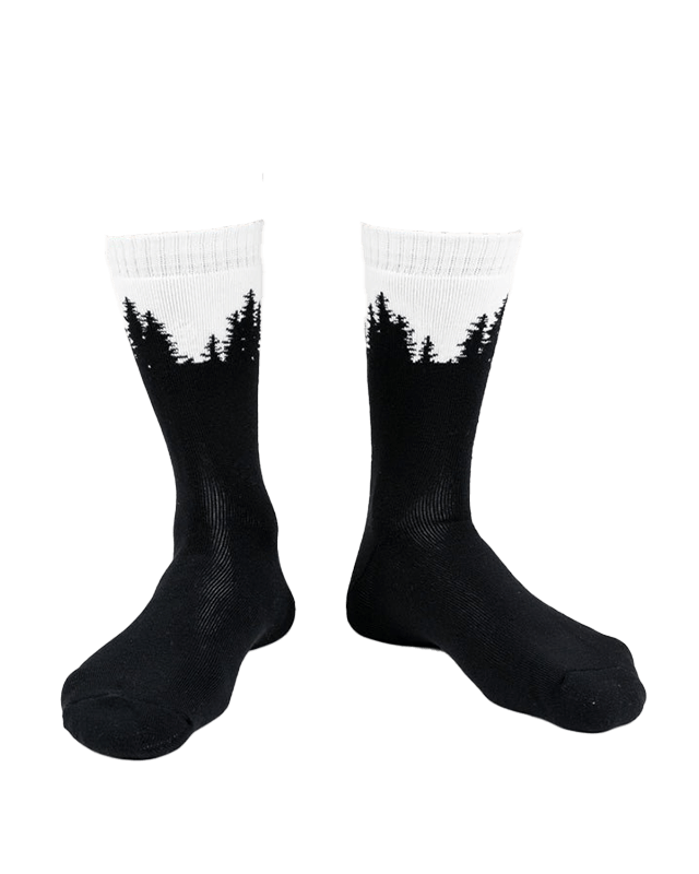 TreeSocks Cosy Forest Noir