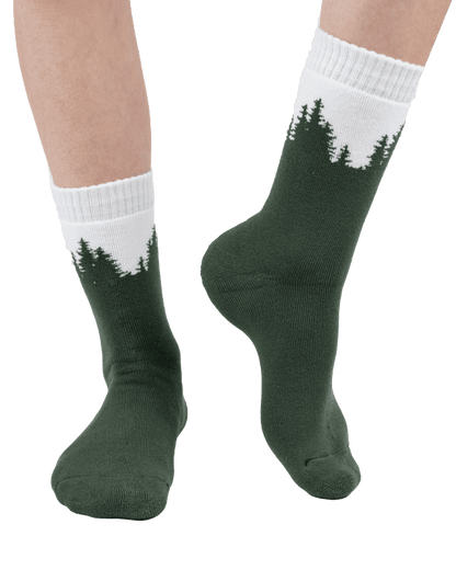 TreeSocks Cosy Forest - Green - SOCKS - NIKIN