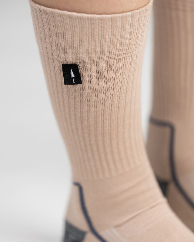 TreeSocks Hiking - Beige - SOCKS - NIKIN