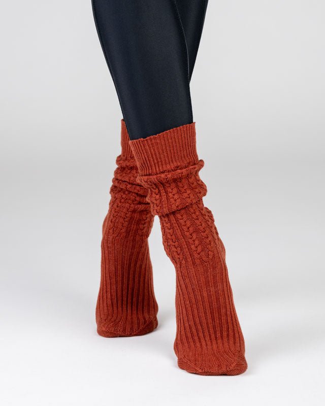 TreeSocks Knitted Cosy - Rust - CHAUSSURES - NIKIN