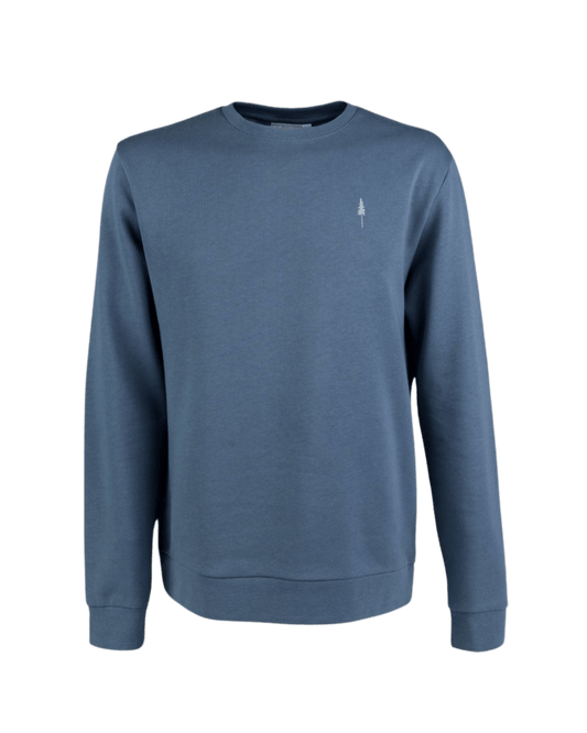 TreeSweater Navy Mel (1st Edition) - SWEATER - NIKIN EU